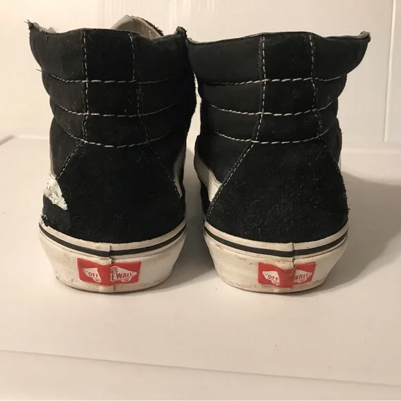 Vans skateboard shoe black/white unisex men 8 / women 9.5 - Picture 5 of 10